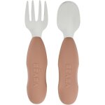Kalanka - baba, lot de 2 pr - couverts inox et silicone, couverts bb, couverts enfant, ds 10 mois, ...
