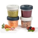 Kalanka - béaba, lot de 4 portions conservation clip, pots empilables et emboitables, 100% hermétique, ... Kalanka - béaba, lot de 4 portions conservation clip, pots empilables et emboitables, 100% hermétique, ...
