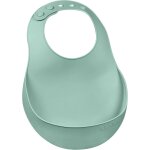 Kalanka - béaba, bavoir pour bébé en silicone imperméable, tour de cou ajustable, large poche rattrape ... Kalanka - béaba, bavoir pour bébé en silicone imperméable, tour de cou ajustable, large poche rattrape ...