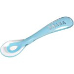 Kalanka - béaba, cuillère en silicone bébé / enfant, 2ème age, dès 10 mois, souple, bout arrondi, manche ... Kalanka - béaba, cuillère en silicone bébé / enfant, 2ème age, dès 10 mois, souple, bout arrondi, manche ...