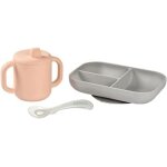 Kalanka - béaba, set vaisselle silicone repas bébé, coffret repas d'apprentissage, 3 pièces, assiette ... Kalanka - béaba, set vaisselle silicone repas bébé, coffret repas d'apprentissage, 3 pièces, assiette ...