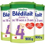 Kalanka - - bldilait junior 4me age - lait en poudre pour bb - de 18 a 36 mois - lot de 3x900g