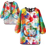 Kalanka - blouse dartiste impermable pour enfants, pour filles et garons, manches longues, avec poche ...