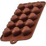Kalanka - blue fox moule en silicone avec c?urs, 55 mignon petit c?ur, moule en silicone, party ¿ glaons, ...