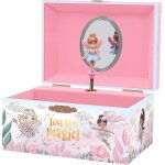 Kalanka - bote a bijoux musicale pour filles - bote a musique fe pour enfants avec miroir, cadeaux ...