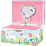 Kalanka - bote a bijoux musicale licorne pour filles, cadeaux d'anniversaire licorne pour petites filles, ...