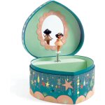 Kalanka - bote  musique happy party en forme de coeur - dcoration chambre enfant - danseuse et miroir, ...