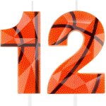 Kalanka - bougies d'anniversaire 3d en forme de numéro 12 - orange - cire de qualité supérieure et diamant ... Kalanka - bougies d'anniversaire 3d en forme de numéro 12 - orange - cire de qualité supérieure et diamant ...
