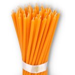 Kalanka - bougies en cire d'abeille pure, orthodoxes bougies naturelles pour la prire a l'eglise, rituales, ...
