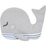 Kalanka - bouillotte doudou 2 en 1 - peluche plate baleine toute douce bb & enfant - action chaud ...