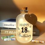 Kalanka - bouteille lumineuse led, cadeaux pour 18e anniversaire fille, eclairage led, bouteille dcorative ...