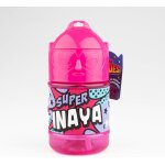 Kalanka - bouteille personnalisée pour enfant, gourde d'eau avec paille - super inaya, rose Kalanka - bouteille personnalisée pour enfant, gourde d'eau avec paille - super inaya, rose