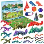 Kalanka - calendrier de l'avent 2025 enfant, impression 3d calendrier de l'avent garcon, cadeaux de nol ...