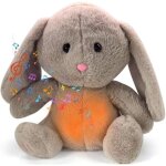 Kalanka - clins bonne nuit peluche, doudou qui respire, peluche veilleuse bb musicale et lumineuse, ...