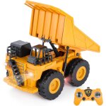 Kalanka - camion benne tlcommande, camion enfant camion jouet camion poubelle 6 canaux echelle 1:24 ...