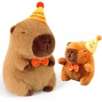 Kalanka - capybara peluche, 2 poupes capybara en peluche, porte - cls capybara, peluche capybara crative, ...