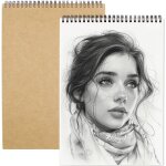 Kalanka - carnet dessin a4 carnet de croquis, 2 pièces 160 gsm carnet de croquis vierge avec reliure ... Kalanka - carnet dessin a4 carnet de croquis, 2 pièces 160 gsm carnet de croquis vierge avec reliure ...