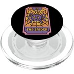 Kalanka - carte de tarot araignée avec symbole ix popsockets popgrip pour magsafe Kalanka - carte de tarot araignée avec symbole ix popsockets popgrip pour magsafe