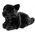 Kalanka - - chat noir, couch - 20 cm (longueur) - chaton en peluche - peluche, doudou
