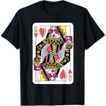 Kalanka - chemise de jeu de cartes amusante reine de c?urs cadeau de poker t - shirt