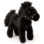 Kalanka - - cheval debout, noir (sans sellette) - 23 cm (longueur) - peluche, doudou Kalanka - - cheval debout, noir (sans sellette) - 23 cm (longueur) - peluche, doudou