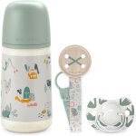 Kalanka - , coffret cadeau nouveau - né sx pro, pour bébés 0 - 6 mois. contient un biberon débit moyen ... Kalanka - , coffret cadeau nouveau - né sx pro, pour bébés 0 - 6 mois. contient un biberon débit moyen ...