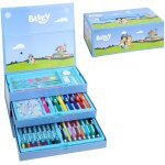 Kalanka - coffret couleur bluey pour enfants set 52 pièces de couleurs et papeterie boîte avec tiroirs ... Kalanka - coffret couleur bluey pour enfants set 52 pièces de couleurs et papeterie boîte avec tiroirs ...