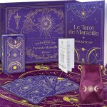 Kalanka - coffret d'initiation au tarot de marseille : tarot divinatoire + livre de 205 pages + nappe ... Kalanka - coffret d'initiation au tarot de marseille : tarot divinatoire + livre de 205 pages + nappe ...