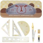 Kalanka - compas, 7 pièces animaux mignons, robuste et durable, boussole pour lecole primaire, le collège ... Kalanka - compas, 7 pièces animaux mignons, robuste et durable, boussole pour lecole primaire, le collège ...