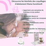 Kalanka - coquillages d'allaitement nacre naturelle - protge - mamelons ecologiques - soulagement des ...