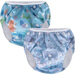 Kalanka - couches de natation réutilisables (lot de 2), couches de maillot de bain réglables couvre - ... Kalanka - couches de natation réutilisables (lot de 2), couches de maillot de bain réglables couvre - ...