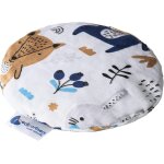 Kalanka - coussin chauffant en noyaux de cerises pour bb 180 g rond 15 cm 100% coton naturel chaleur ...