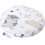Kalanka - coussin chauffant en noyaux de cerises pour bb 180 g rond 15 cm 100% coton naturel chaleur ...