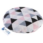 Kalanka - coussin chauffant en noyaux de cerises pour bb 180 g rond 15 cm 100% coton naturel chaleur ...