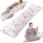Kalanka - coussin de grossesse pour dormir 145 cm u2013 traversin plat ou oreiller de corps coussins ...