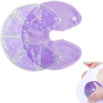 Kalanka - coussinets en gel pour les seins, 3 en 1 poch de glace compresse, set coussinet gel allaitement, ...