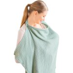 Kalanka - couverture d'allaitement en mousseline pour bébé, haricot vert (vert) Kalanka - couverture d'allaitement en mousseline pour bébé, haricot vert (vert)