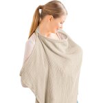 Kalanka - couverture d'allaitement en mousseline pour bébé, haricot vert (gris) Kalanka - couverture d'allaitement en mousseline pour bébé, haricot vert (gris)