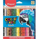Kalanka - - crayons de couleur color'peps animals fsc - crayon de coloriage triangulaire ergonomique ...