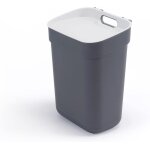 Kalanka - curver ready to collect poubelle de recyclage 100% recycle gris fonc couvercle gris clair ...