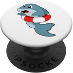 Kalanka - dauphin natation boue gonflable et popsockets popgrip adhsif