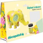 Kalanka - décopatch kit029c - un mini - kit comprenant un animal en papier pulpé blanc, 2 feuilles décopatch, ... Kalanka - décopatch kit029c - un mini - kit comprenant un animal en papier pulpé blanc, 2 feuilles décopatch, ...