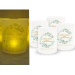Kalanka - dcoration d'anniversaire u2013 lot de 16 photophores pour bougie chauffe - plat et bougies ...