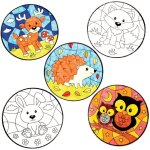 Kalanka - dcorations pour fentres animaux de la fort  colorier (paquet de 12) - loisirs cratifs ...