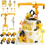 Kalanka - decoration gateau chantier 4 ans, dcoration gteau anniversaire pelleteuse garon 4er, chantier ...