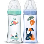 Kalanka - dodie lot de 2 biberons anti - coliques tétines rondes 330ml + 6 mois 3 vitesses débit 3 - ... Kalanka - dodie lot de 2 biberons anti - coliques tétines rondes 330ml + 6 mois 3 vitesses débit 3 - ...