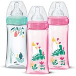 Kalanka - dodie lot de 3 biberons anti - coliques tétines rondes 330ml + 6 mois 3 vitesses débit 3 - ... Kalanka - dodie lot de 3 biberons anti - coliques tétines rondes 330ml + 6 mois 3 vitesses débit 3 - ...