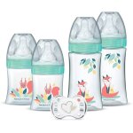 Kalanka - dodie lot de 4 biberons naissance tétine ronde anti - colique (2x150ml et 2x270ml), + une sucette ... Kalanka - dodie lot de 4 biberons naissance tétine ronde anti - colique (2x150ml et 2x270ml), + une sucette ...