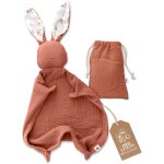 Kalanka - - doudou bb 30x30 cm en coton bio - langes bb en coton - parfait pour envelopper votre ...
