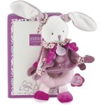 Kalanka - doudou et compagnie - hochet - cerise le lapin - bote cadeau - doudou rose - grelot - ide ...